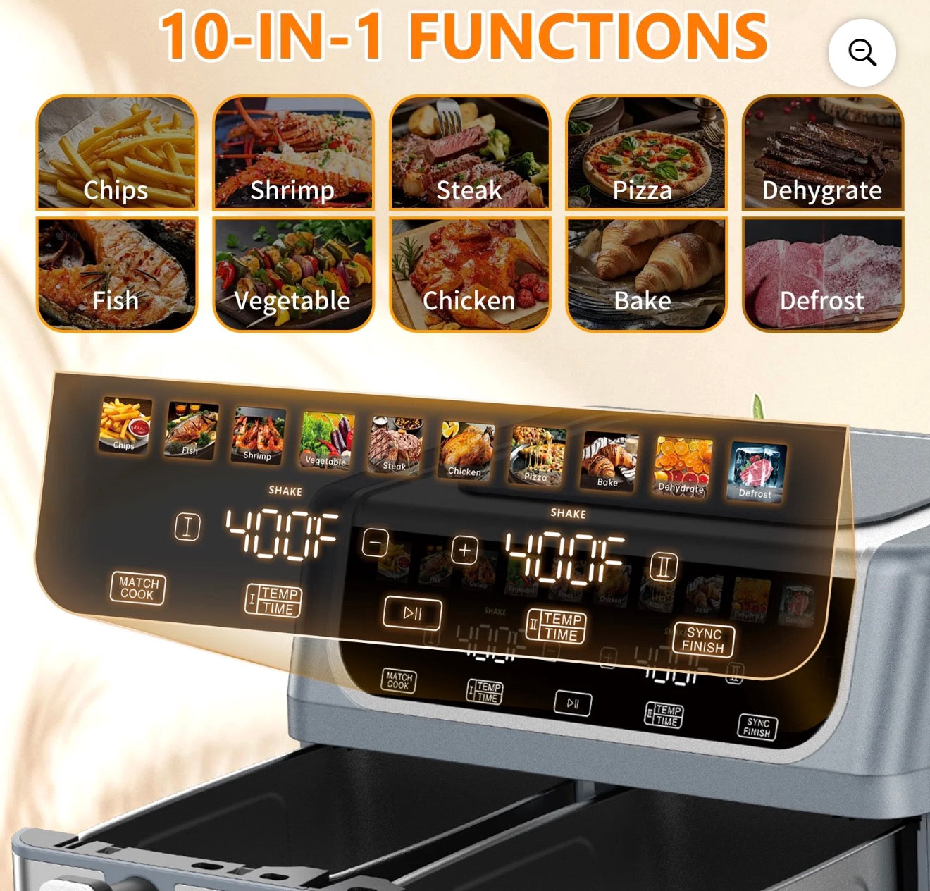 Gianna Dual Basket Air Fryer