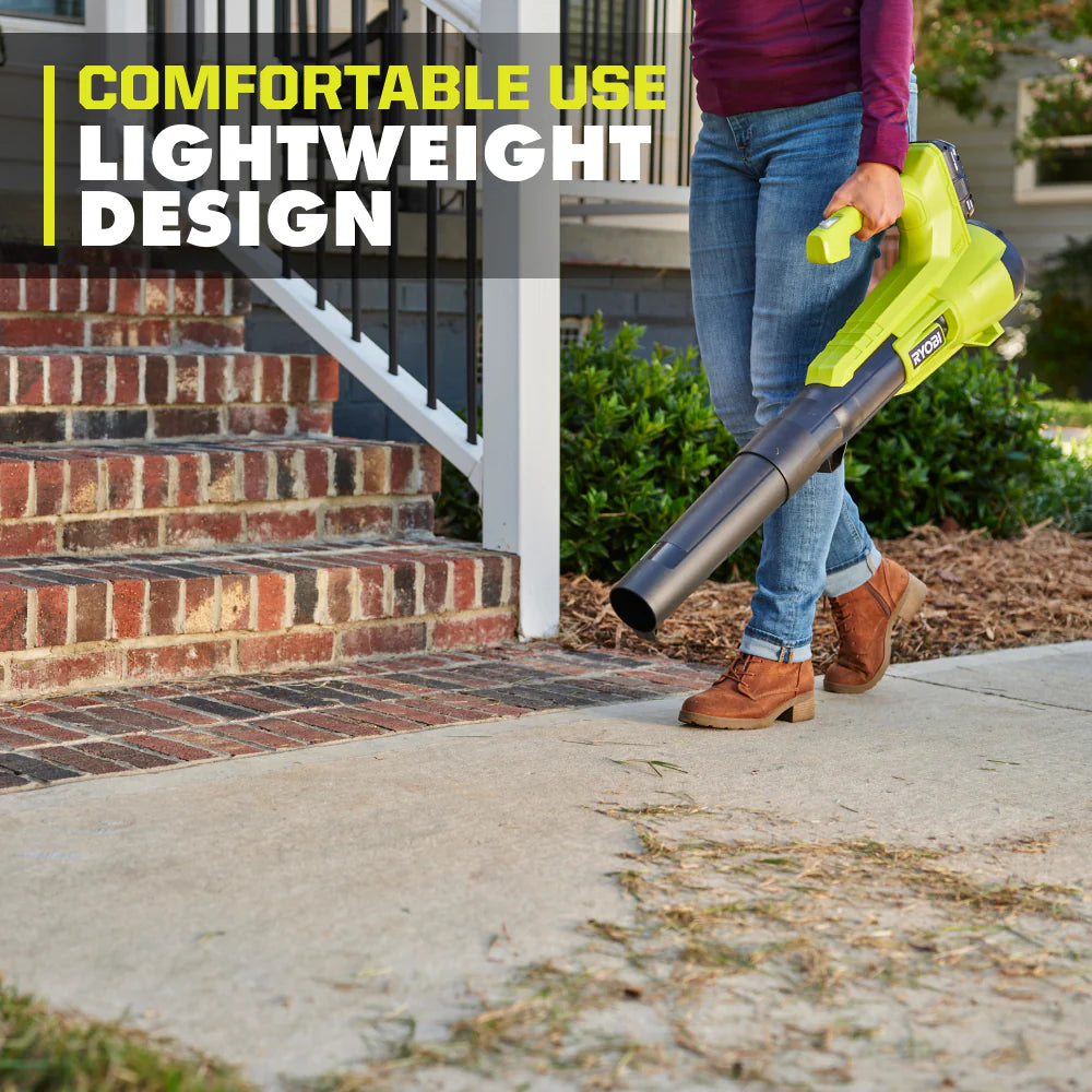 Ryobi ONE+ 18V Cordless 250 CFM Leaf Blower Kit