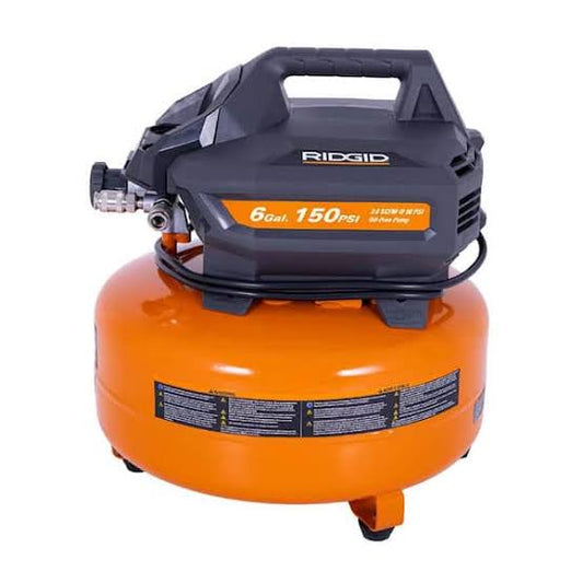 RIDGID 6-Gallon 150 PSI Air Compressor
