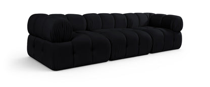 Brown Arc 3-Piece Modular Sectional