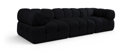 Brown Arc 3-Piece Modular Sectional