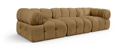 Brown Arc 3-Piece Modular Sectional