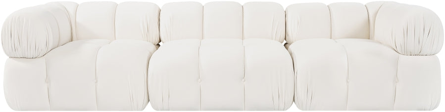 Brown Arc 3-Piece Modular Sectional