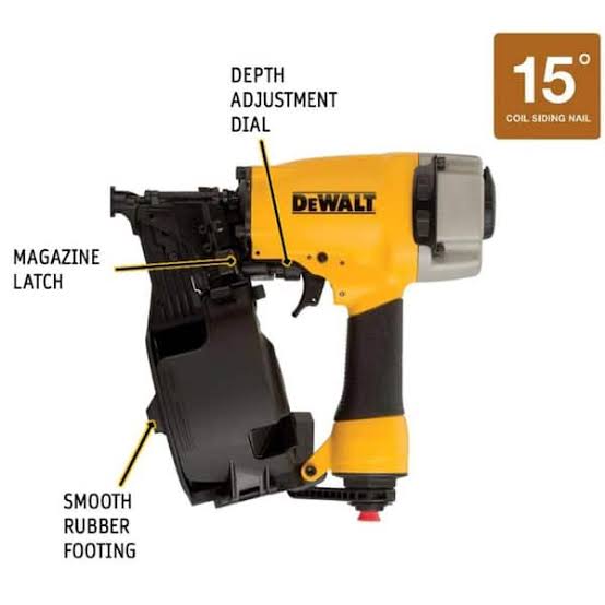 DEWALT 15° Coil Siding & Fencing Nailer
