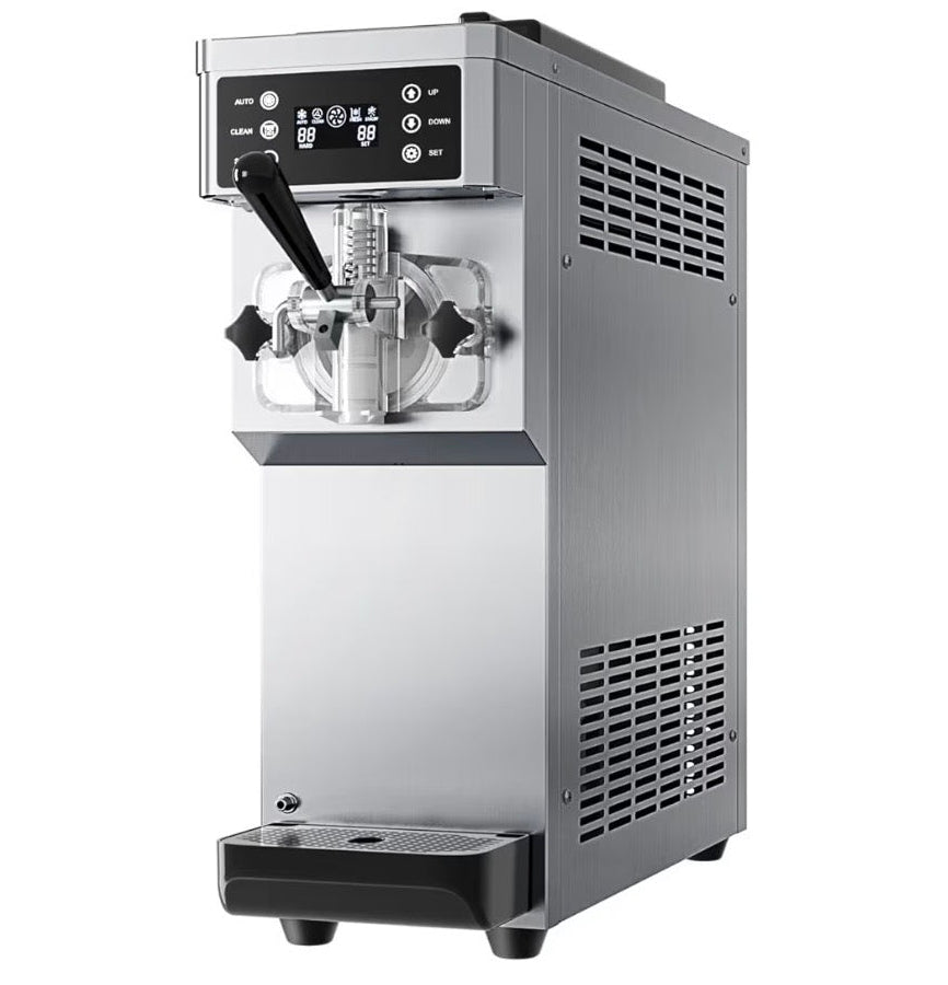 Cureder Commercial Soft Serve Ice Cream Machine – 1200W Single Flavor