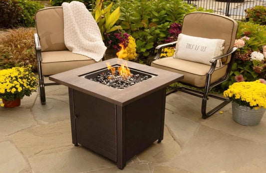Luxe Outdoor Fire Table