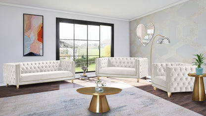 Michelle Velvet Luxe Sofa Set