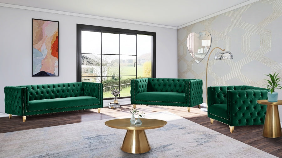 Michelle Velvet Luxe Sofa Set