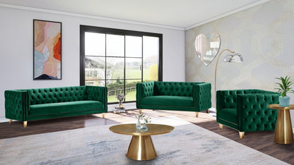Michelle Velvet Luxe Sofa Set